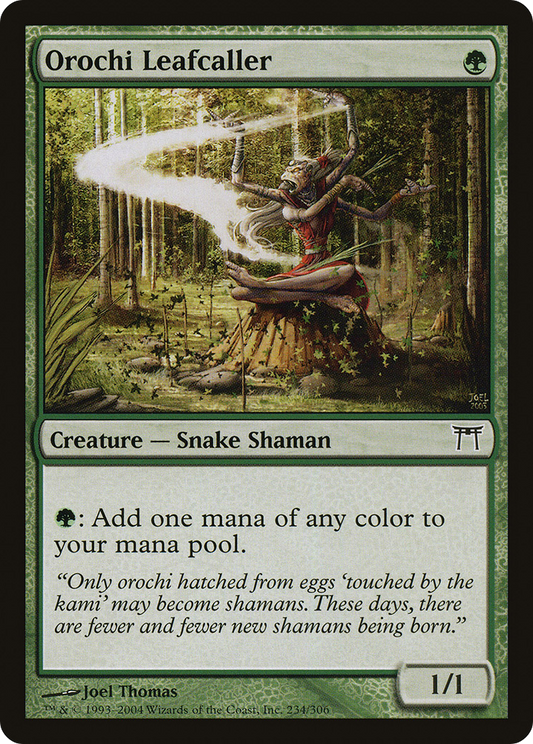 Orochi Leafcaller [Champions of Kamigawa] Foil