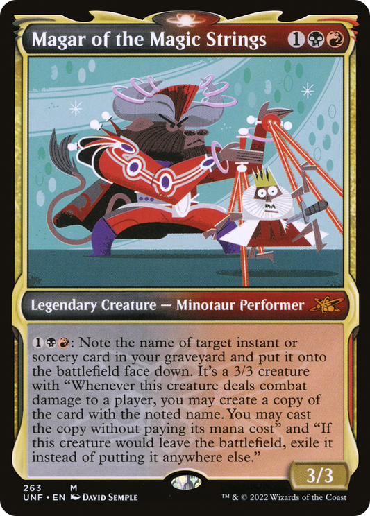 Magar of the Magic Strings (Showcase) [Unfinity] Foil