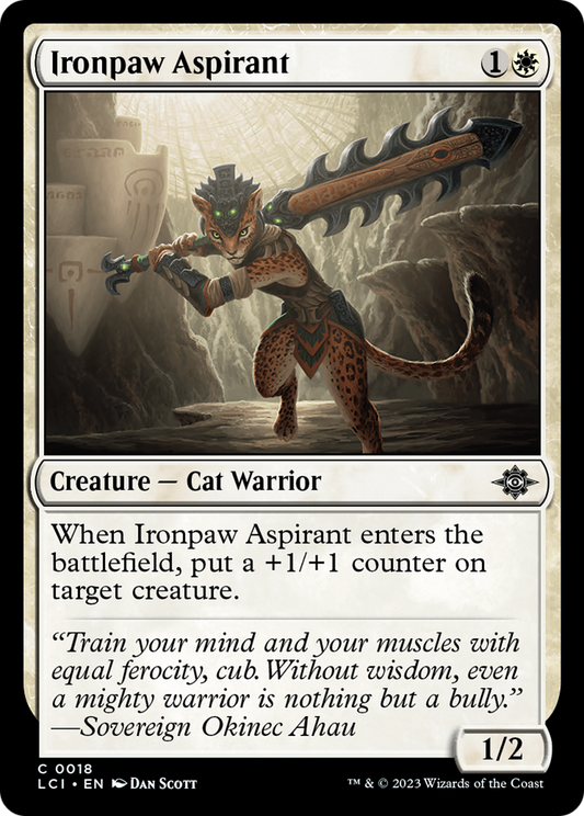 Ironpaw Aspirant [The Lost Caverns of Ixalan] Foil