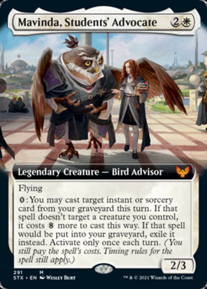 Mavinda, Students' Advocate (Extended Art) [Strixhaven: School of Mages] | Silver Goblin