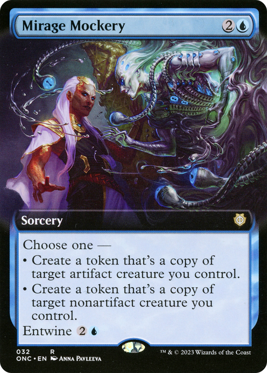 Mirage Mockery (Extended Art) [Phyrexia: All Will Be One Commander]