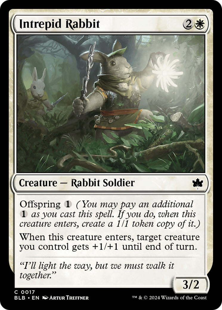 Intrepid Rabbit [Bloomburrow] | Silver Goblin