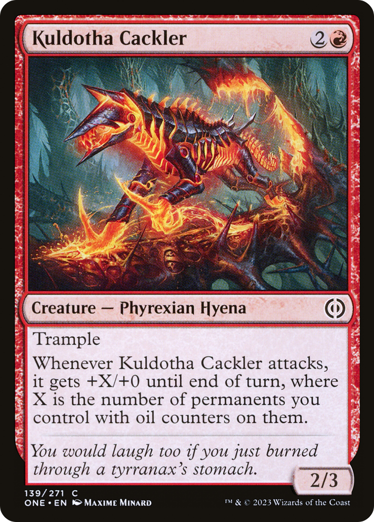 Kuldotha Cackler [Phyrexia: All Will Be One] | Silver Goblin