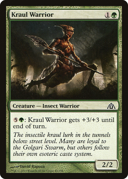 Kraul Warrior [Dragon's Maze] Foil