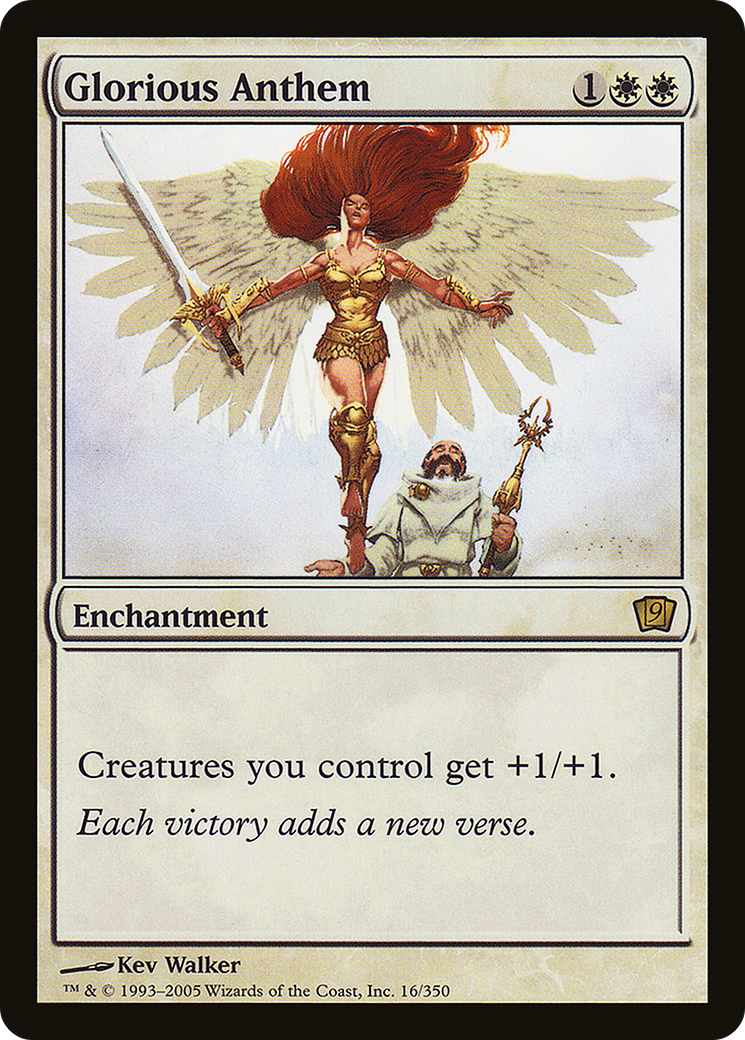 Glorious Anthem (016) Foil - Ninth Edition