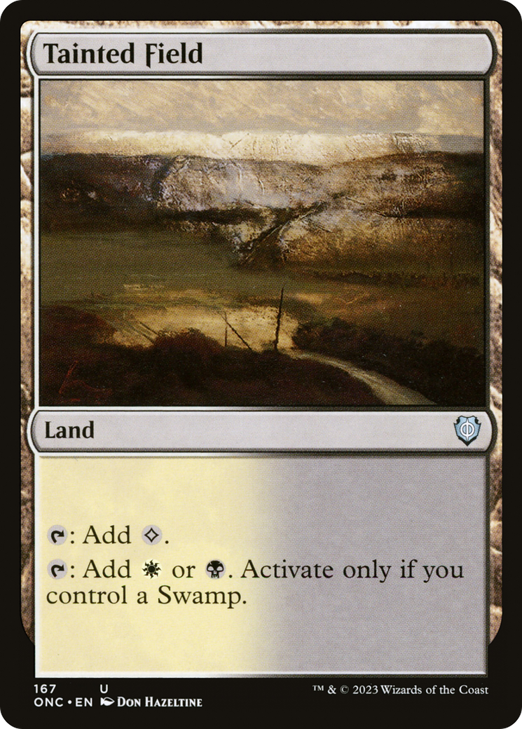 Tainted Field [Phyrexia: All Will Be One Commander]