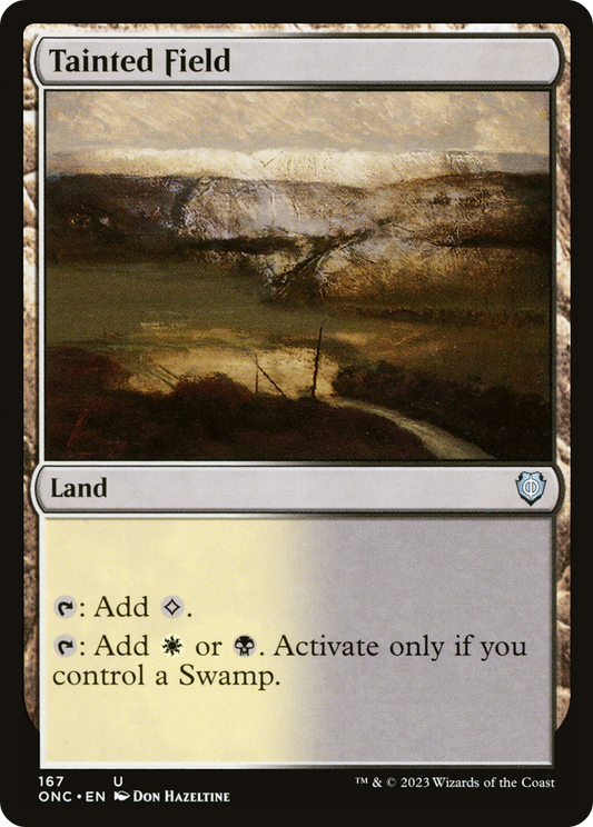 Tainted Field [Phyrexia: All Will Be One Commander]