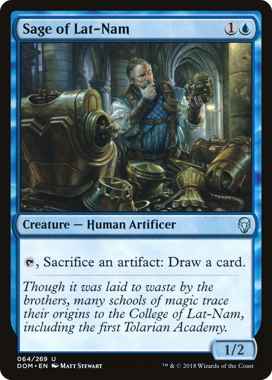 Sage of Lat-Nam [Dominaria] Foil