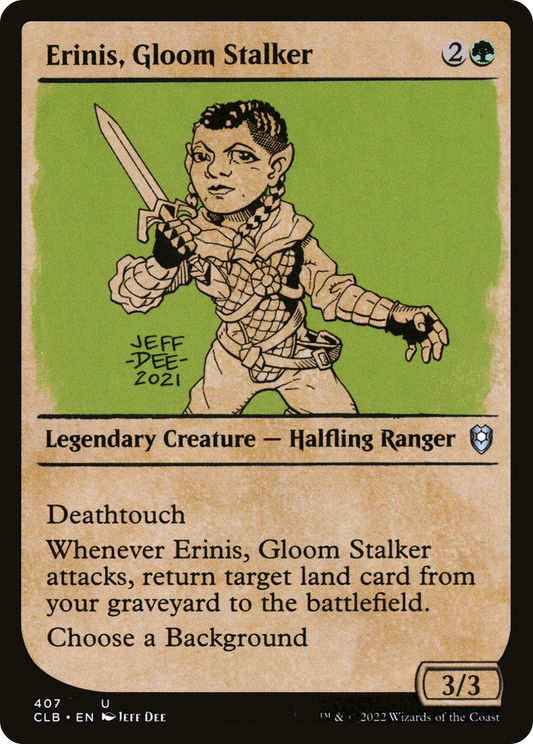 Erinis, Gloom Stalker (Showcase) [Commander Legends: Battle for Baldur's Gate] Foil