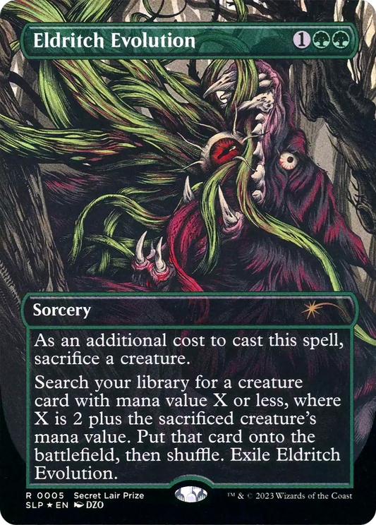 Eldritch Evolution (Borderless) [Secret Lair Showdown] Foil