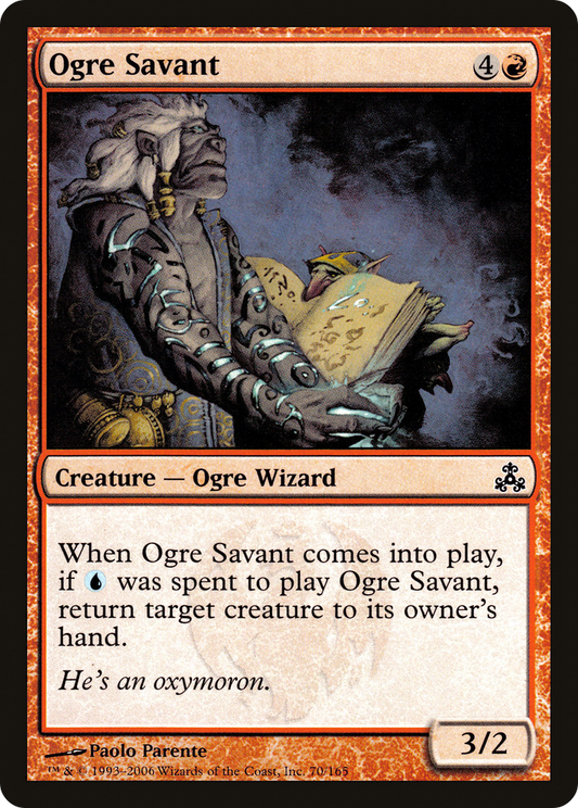 Ogre Savant [Guildpact] Foil
