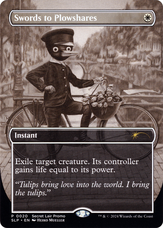 Swords to Plowshares [Secret Lair Showdown] Foil