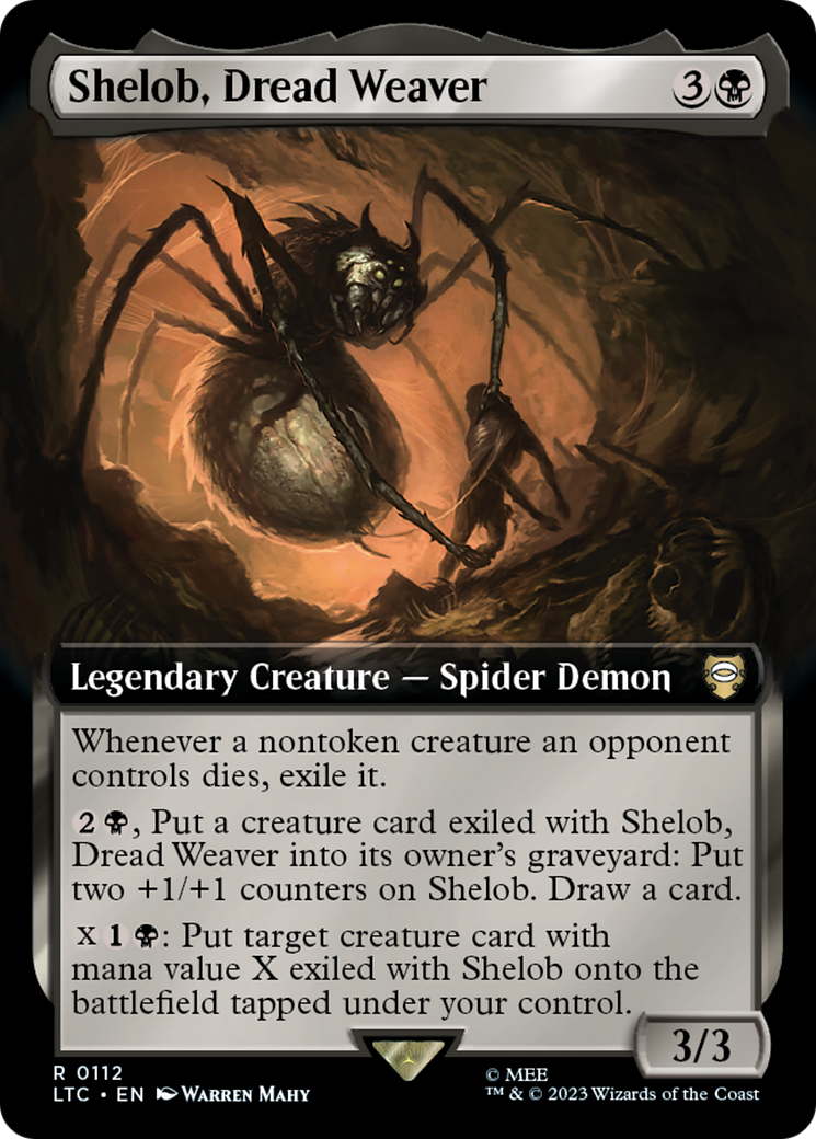 Shelob, Dread Weaver (Extended Art) [The Lord of the Rings: Tales of Middle-Earth Commander] Foil