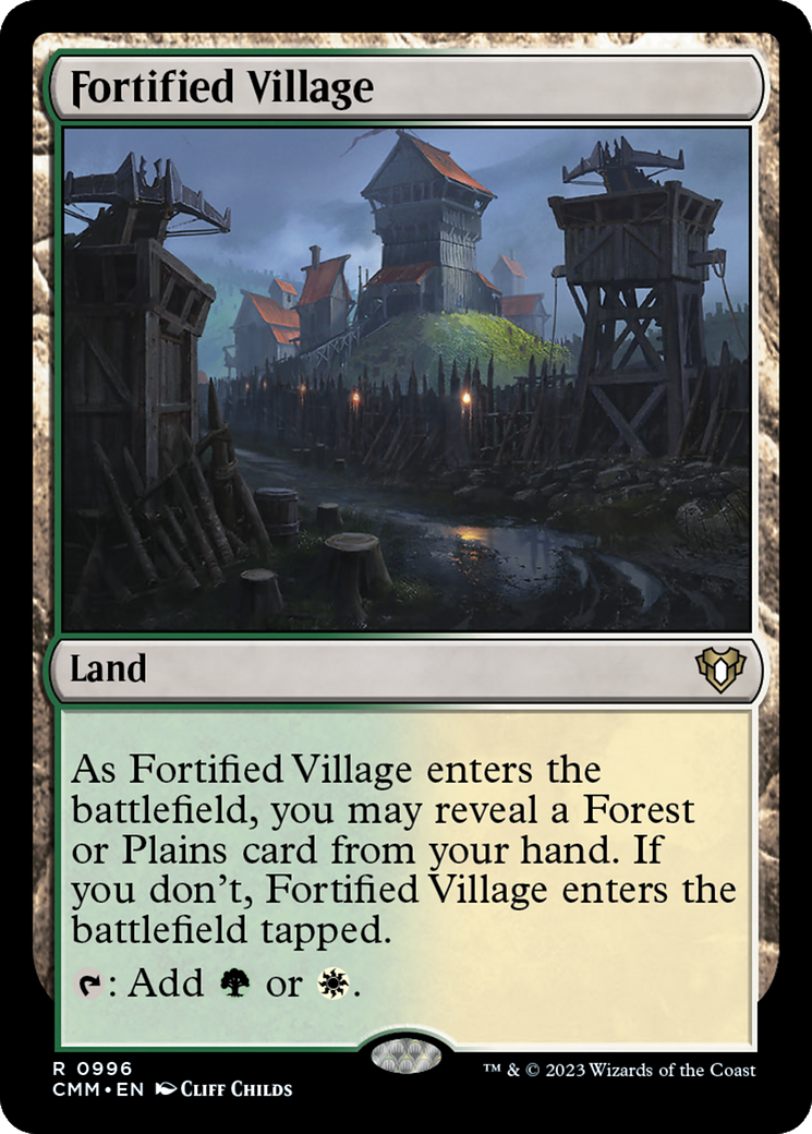 Fortified Village [Commander Masters] | Silver Goblin