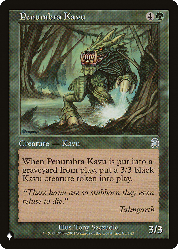 Penumbra Kavu [The List Reprints] | Silver Goblin