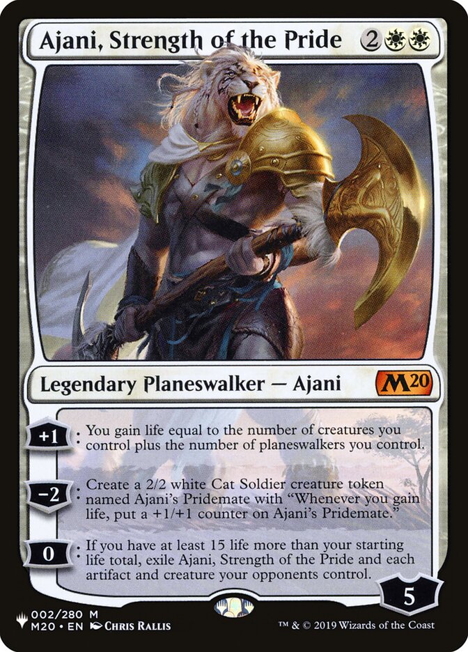 Ajani, Strength of the Pride [The List] | Silver Goblin