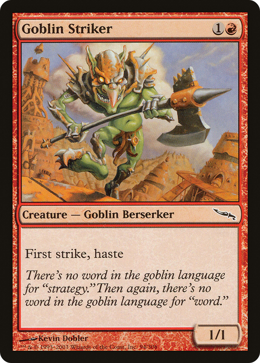 Goblin Striker [Mirrodin] Foil