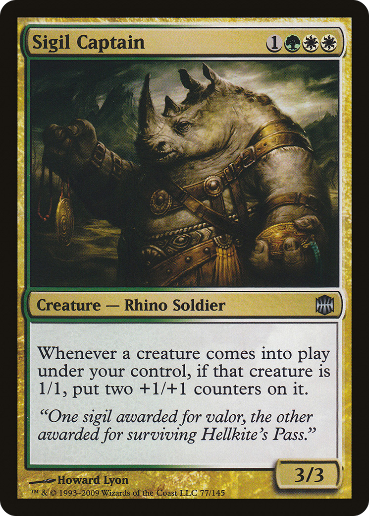 Sigil Captain (077) Foil - Alara Reborn