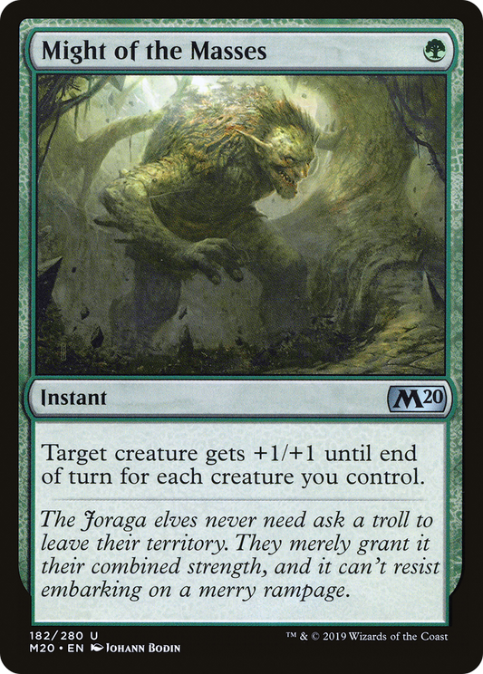 Might of the Masses [Core Set 2020] Foil
