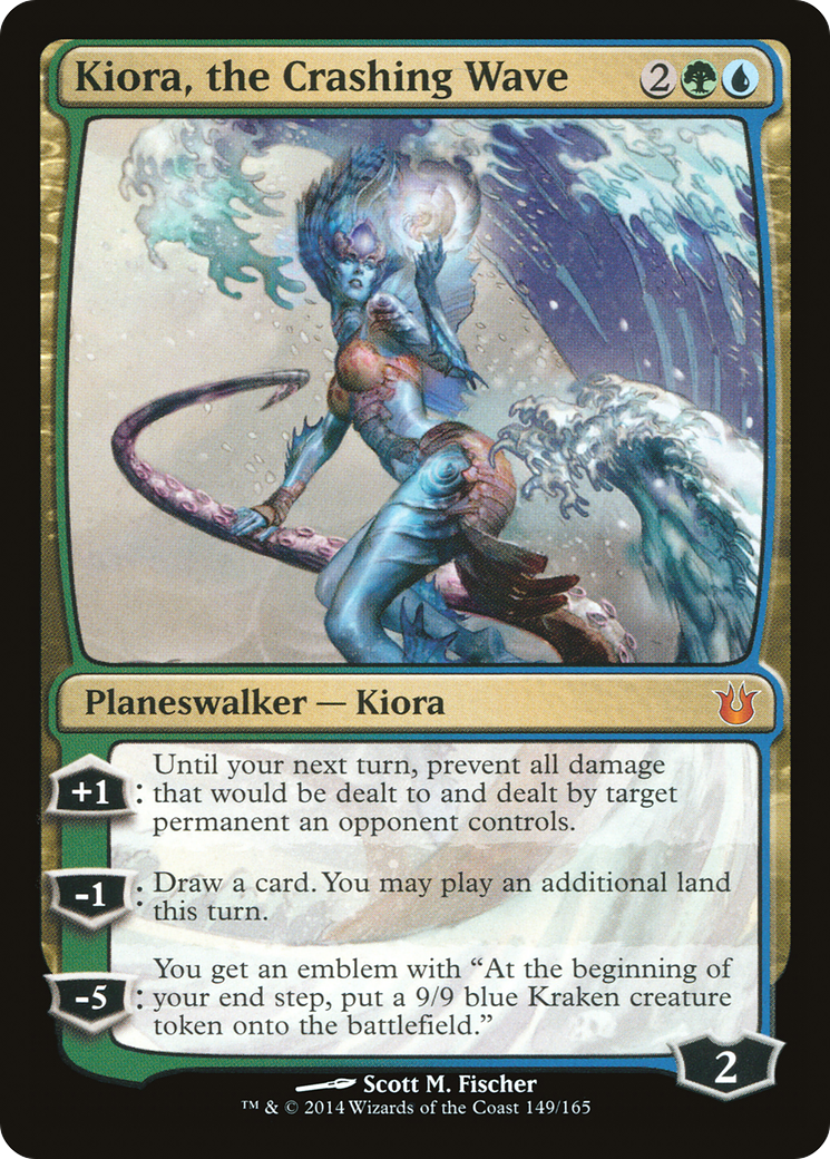 Kiora, the Crashing Wave [Born of the Gods] Foil