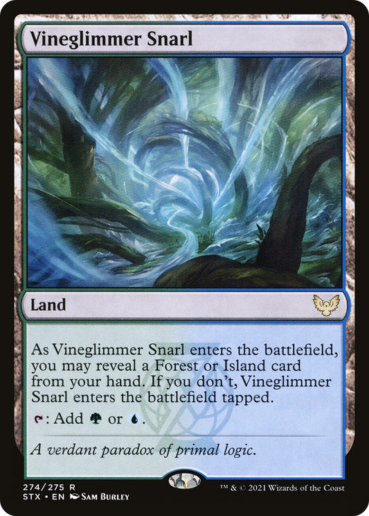 Vineglimmer Snarl [Strixhaven: School of Mages] Foil