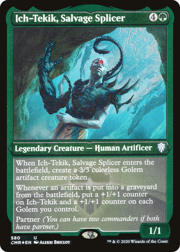 Ich-Tekik, Salvage Splicer (580) Foil - Commander Legends