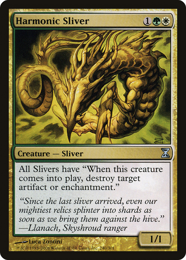 Harmonic Sliver [Time Spiral] Foil