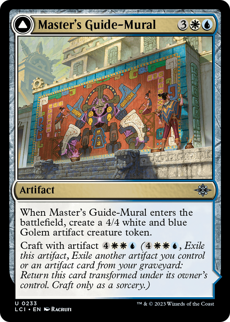 Master's Guide-Mural // Master's Manufactory [The Lost Caverns of Ixalan] Foil