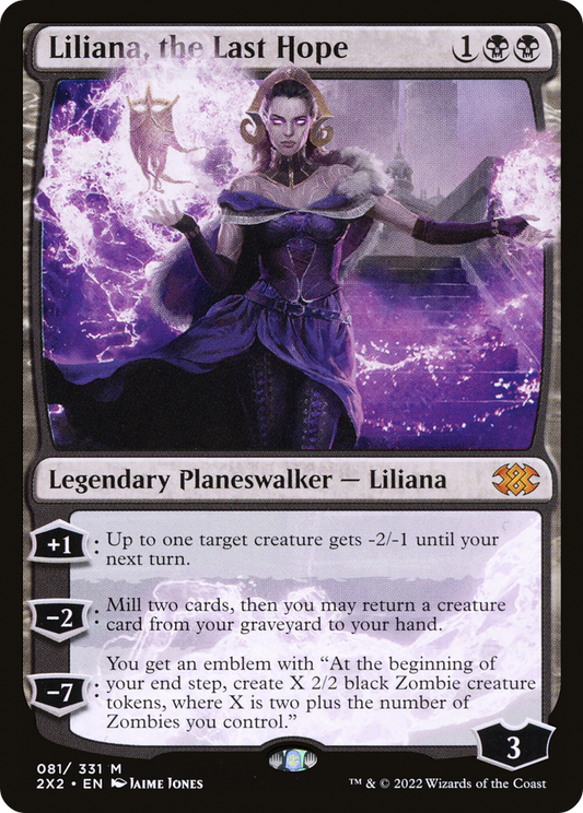 Liliana, the Last Hope [Double Masters 2022] Foil