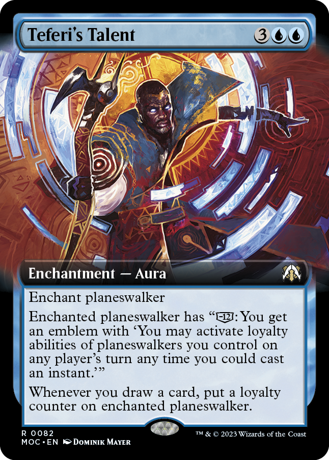 Teferi's Talent (Extended Art) [March of the Machine Commander] | Silver Goblin