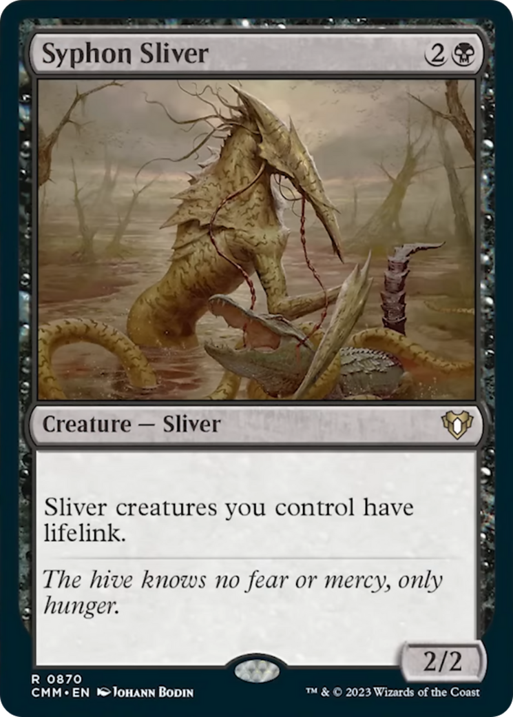 Syphon Sliver [Commander Masters] | Silver Goblin