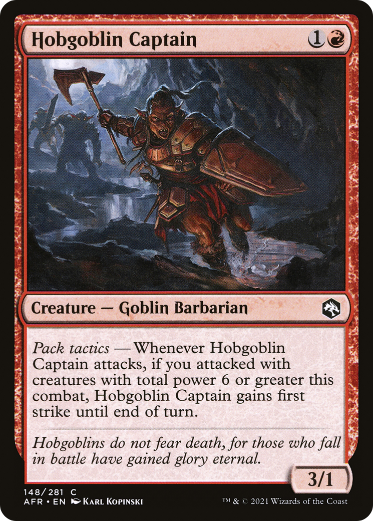 Hobgoblin Captain [Dungeons & Dragons: Adventures in the Forgotten Realms] Foil