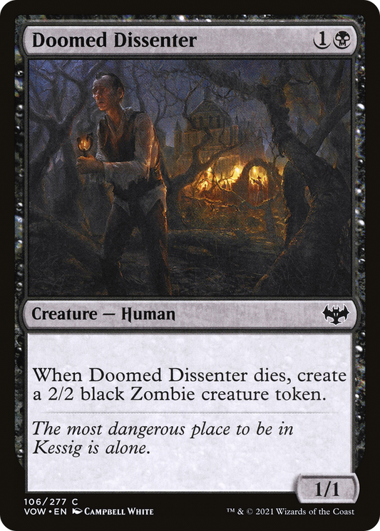 Doomed Dissenter [Innistrad: Crimson Vow] Foil