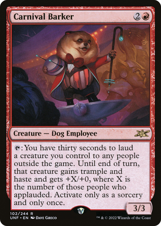 Carnival Barker [Unfinity] Foil