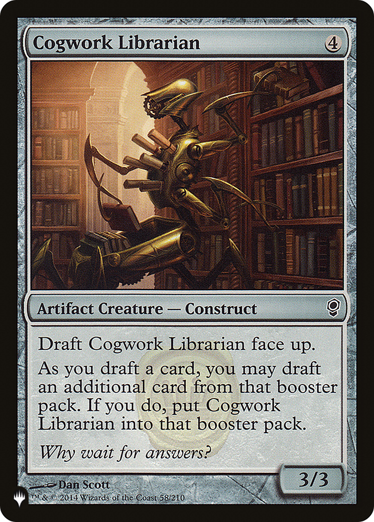 Cogwork Librarian [The List Reprints] | Silver Goblin