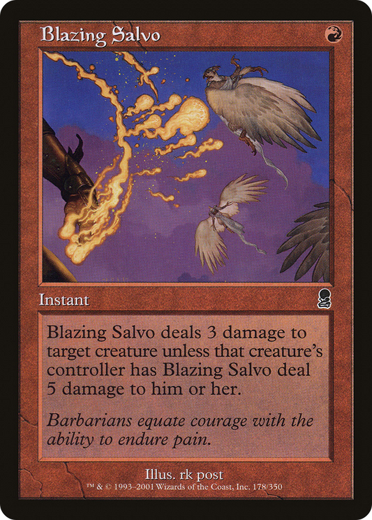 Blazing Salvo [Odyssey] Foil