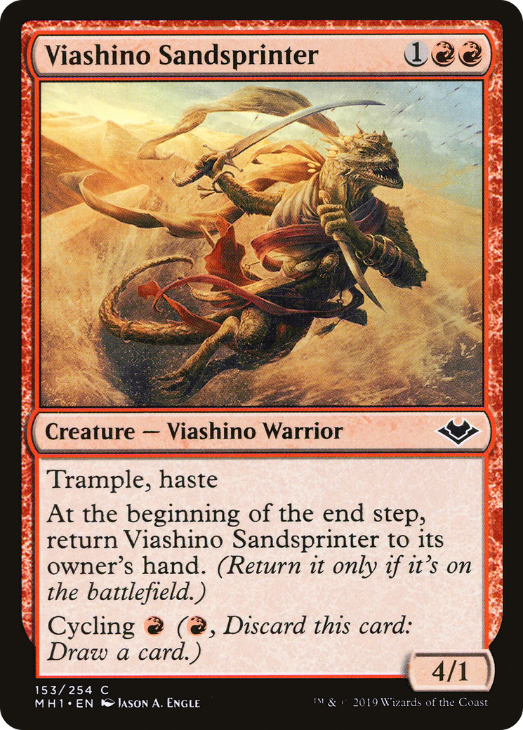 Viashino Sandsprinter [Modern Horizons] | Silver Goblin