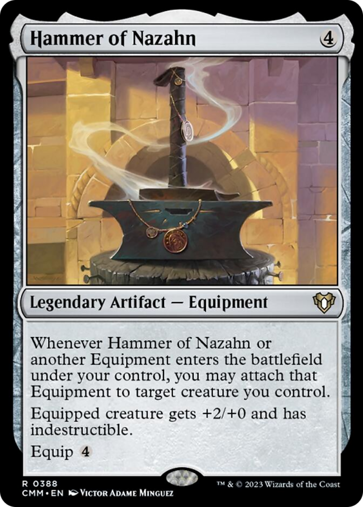 Hammer of Nazahn [Commander Masters] | Silver Goblin