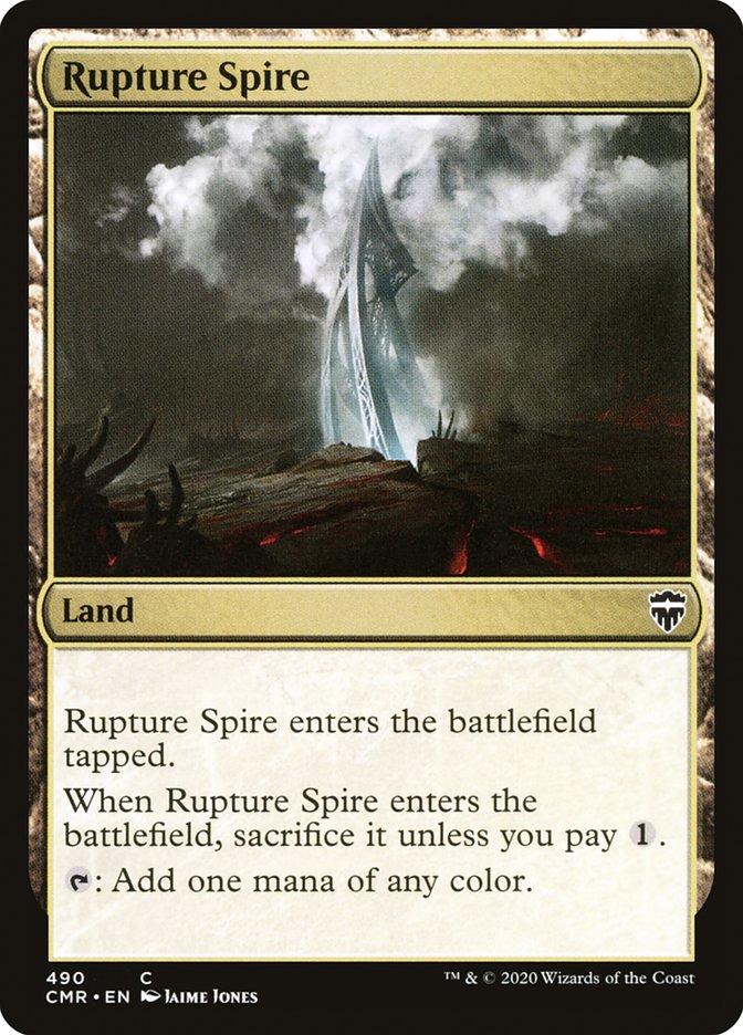 Rupture Spire (490) [Commander Legends] | Silver Goblin