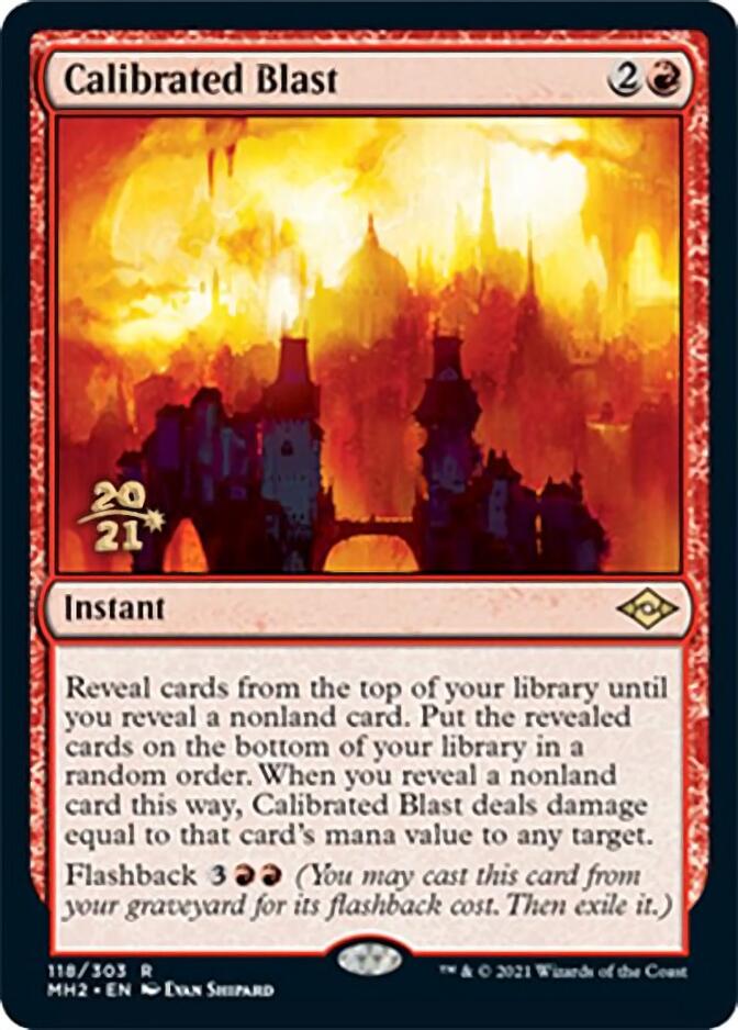 Calibrated Blast [Modern Horizons 2 Prerelease Promos] | Silver Goblin