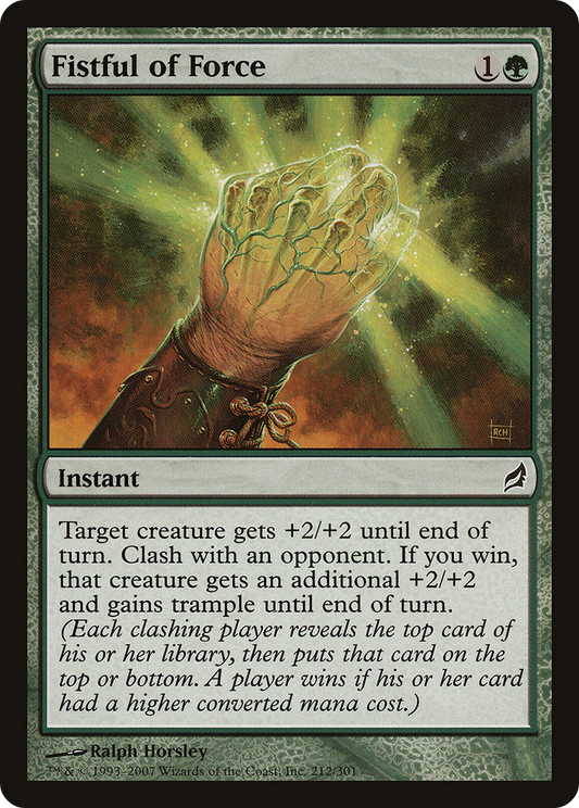 Fistful of Force [Lorwyn] Foil