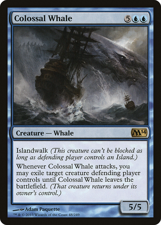 Colossal Whale [Magic 2014] Foil