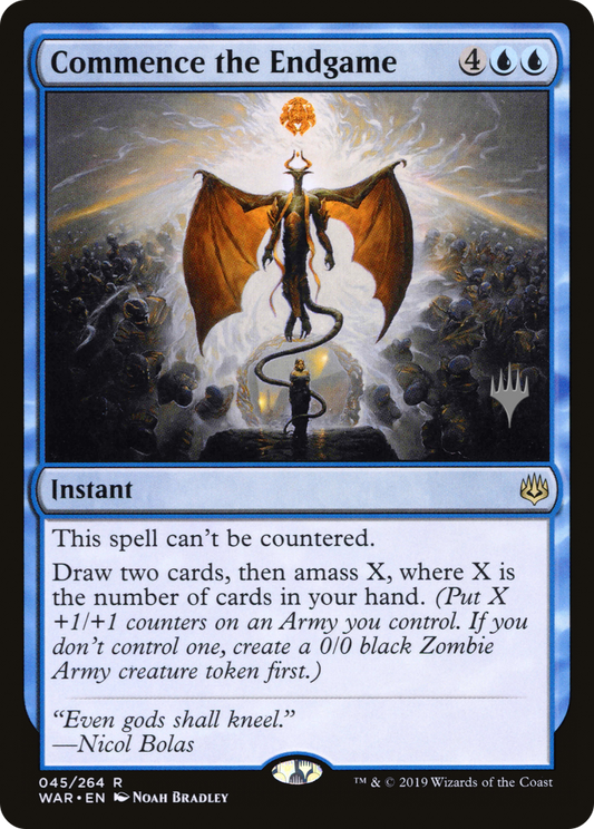 Commence the Endgame (Promo Pack) [War of the Spark Promos] Foil