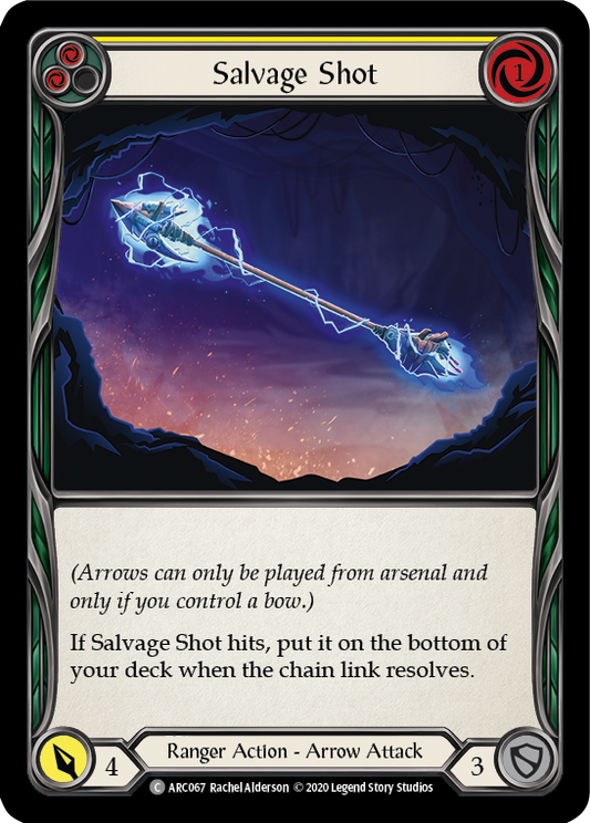 Salvage Shot (Yellow) Unlimited Edition  (ARC067) - Arcane Rising