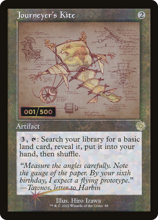 Journeyer's Kite (Retro Schematic) (Serialized) [The Brothers' War Retro Artifacts]