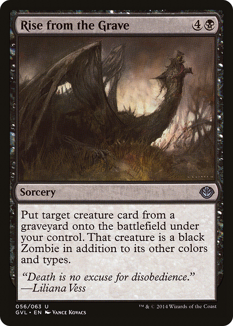 Rise from the Grave (Garruk vs. Liliana) [Duel Decks Anthology] Foil