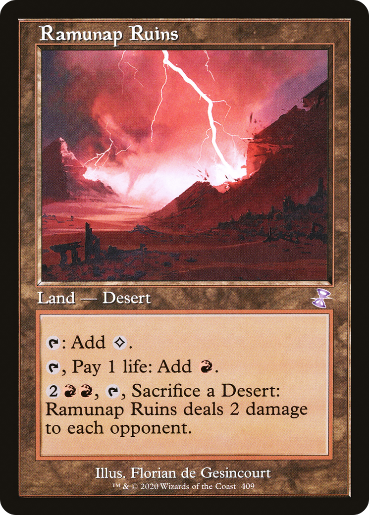 Ramunap Ruins (Retro) (409) Foil - Time Spiral Remastered