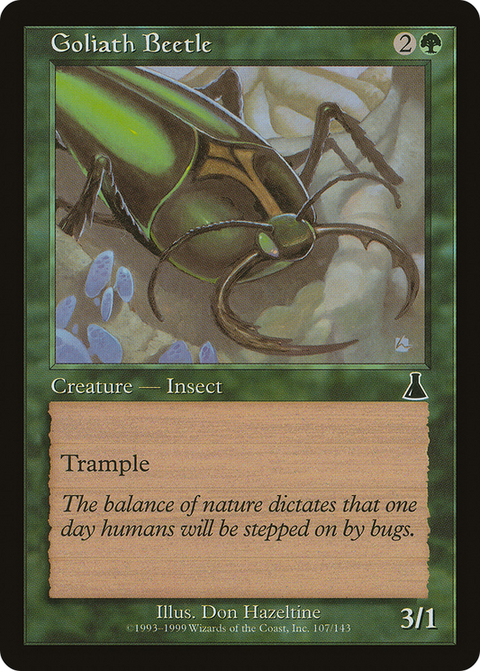Goliath Beetle [Urza's Destiny] Foil