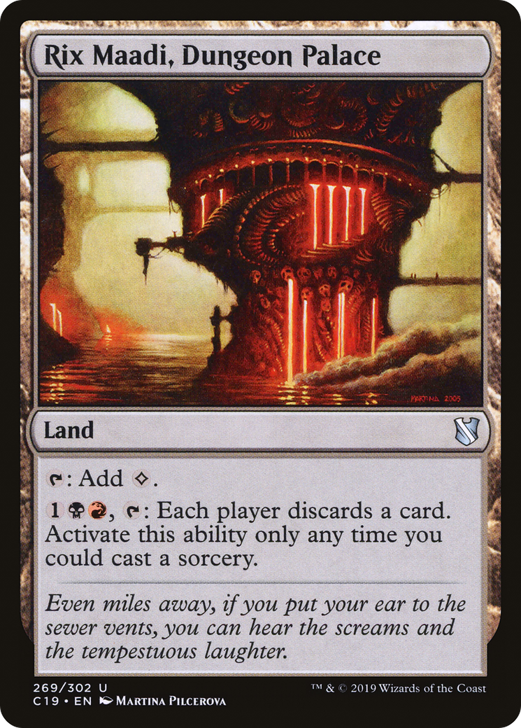 Rix Maadi, Dungeon Palace (269) - Commander 2019