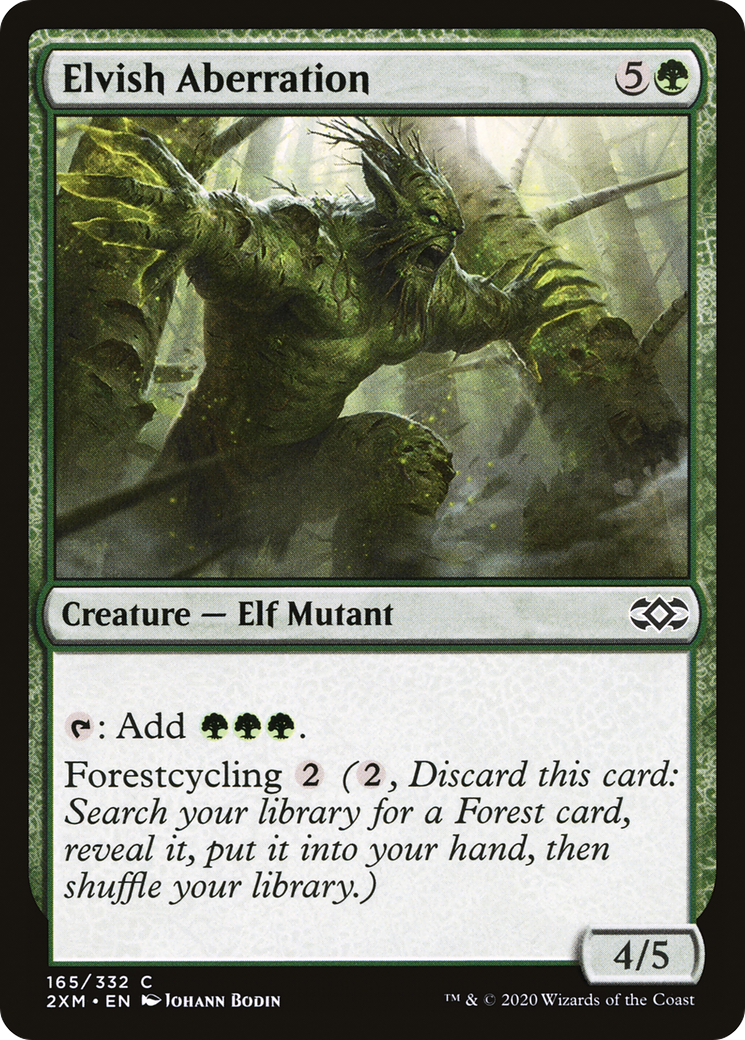 Elvish Aberration [Double Masters] Foil
